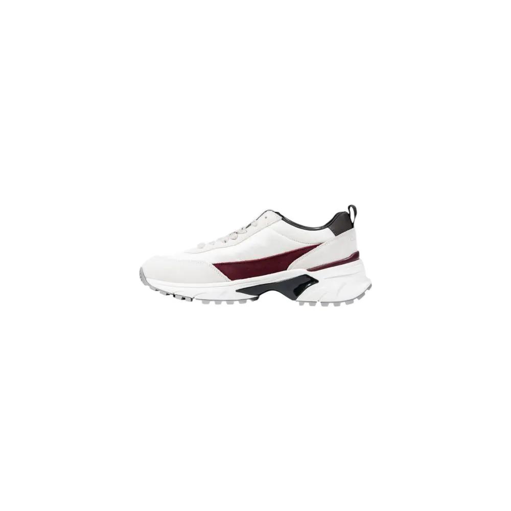 Calvin Klein Cream Suede Leather Chunky Sneakers