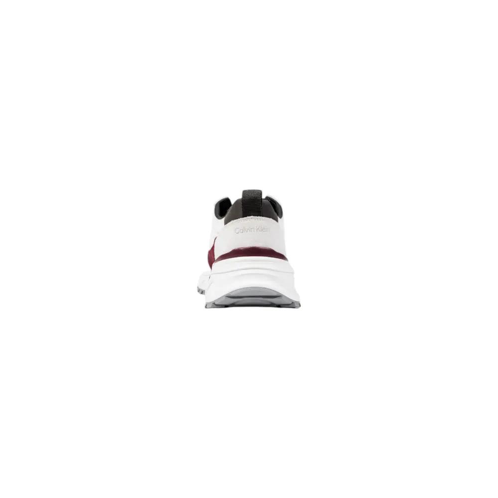 Calvin Klein Cream Suede Leather Chunky Sneakers