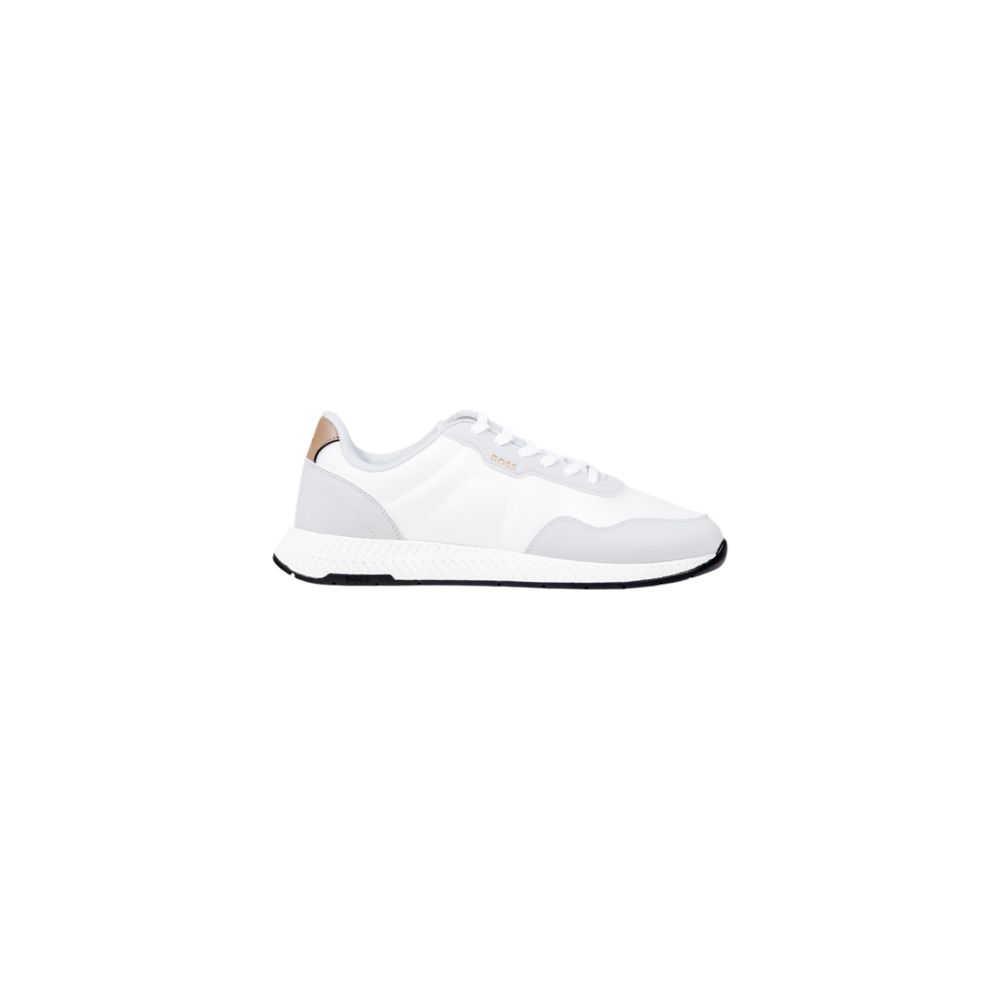 Hugo Boss White Polyester Athletic Sneakers