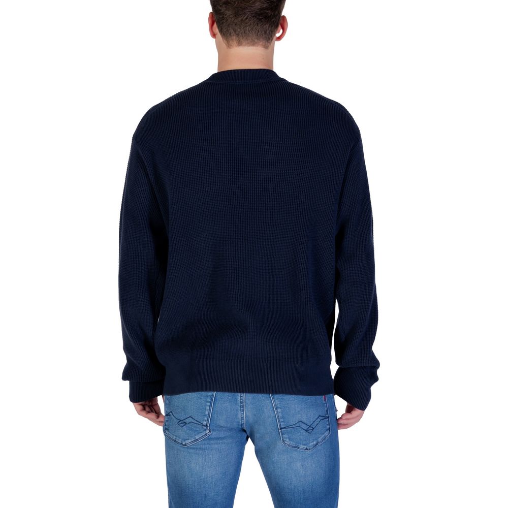 Sweat-shirt bleu en coton Calvin Klein Jeans