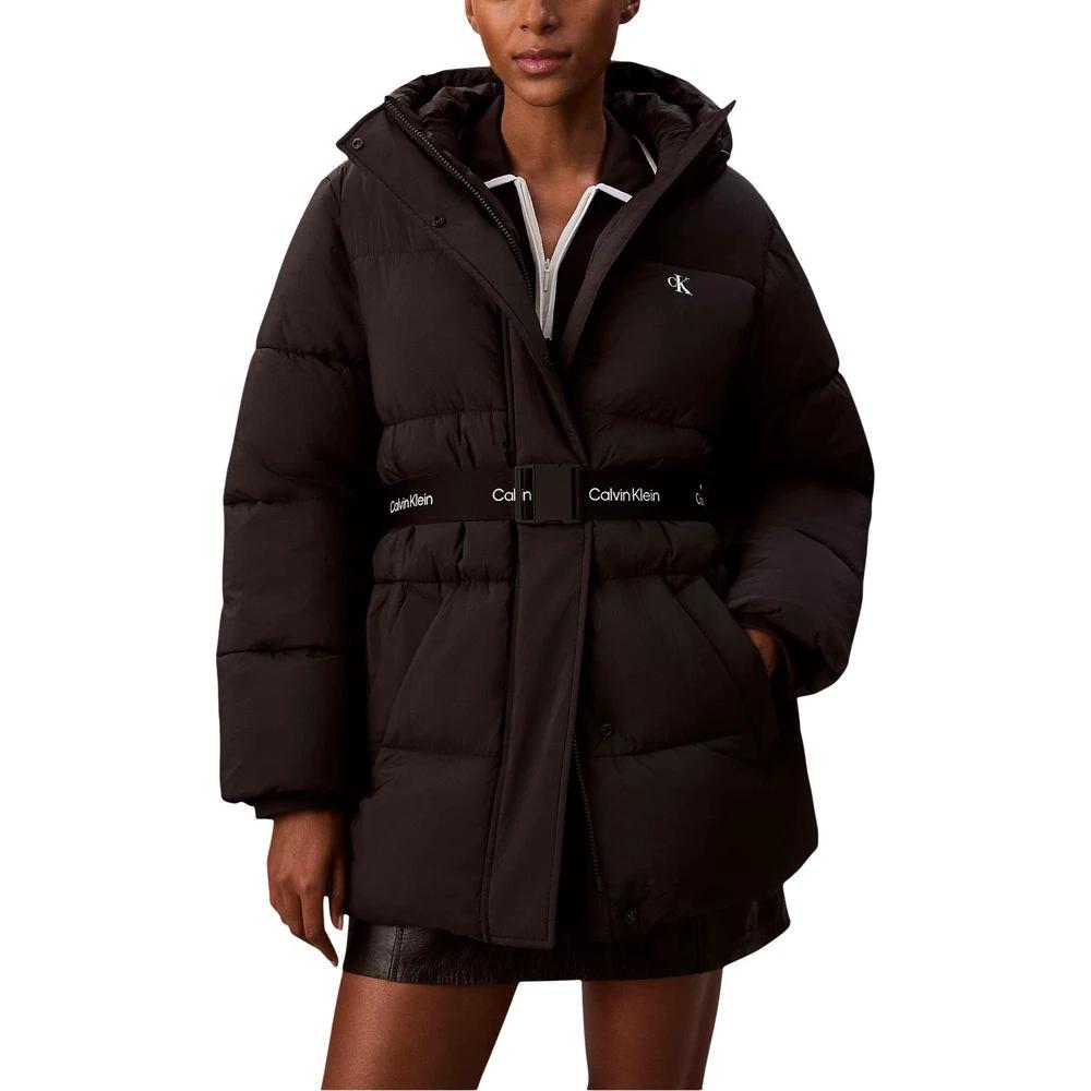 Manteau noir en polyamide Calvin Klein Jeans