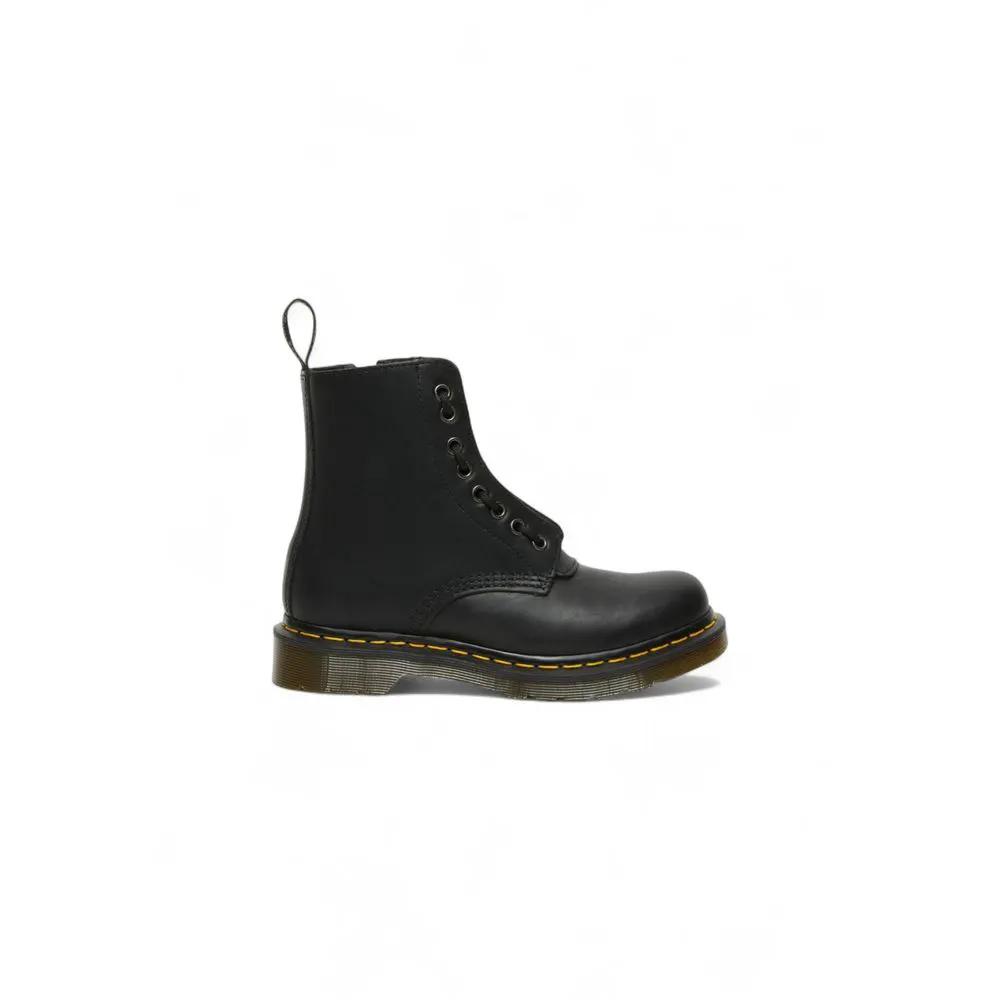 Bottes Dr. Martens en cuir noir à lacets