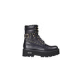 Bottes Cult en cuir noir à lacets