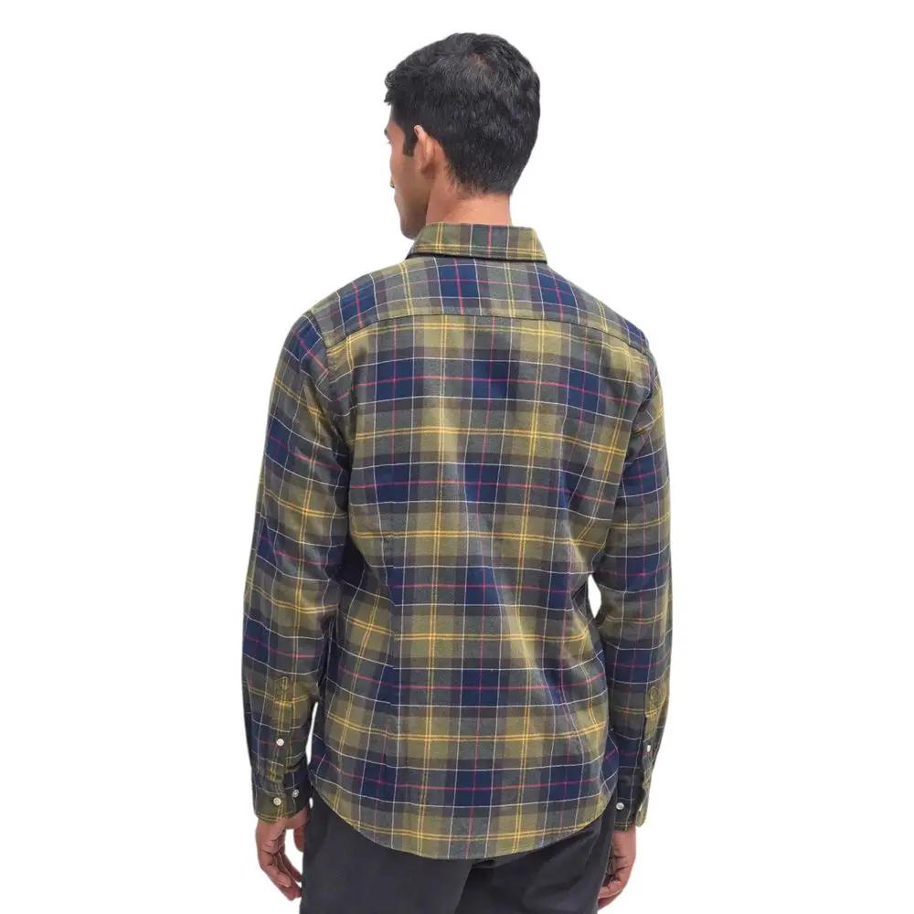 Chemise habillée bicolore en coton Barbour