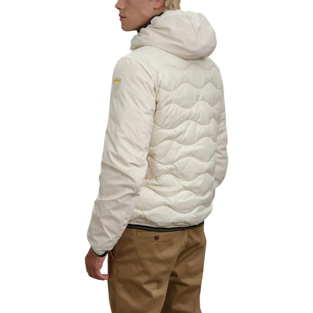Veste coquille en polyamide blanc Blauer