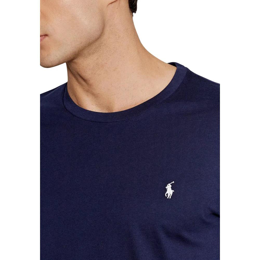T-shirt bleu en coton Ralph Lauren