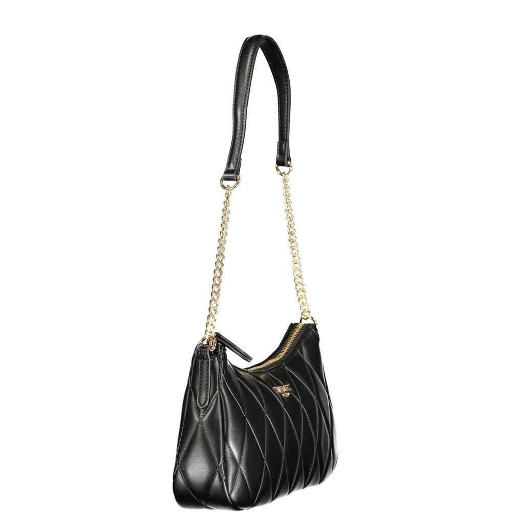 Sac bandoulière femme Twinset en polyuréthane noir