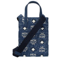 Sac à bandoulière en tissu bleu pour homme – Logo MCM