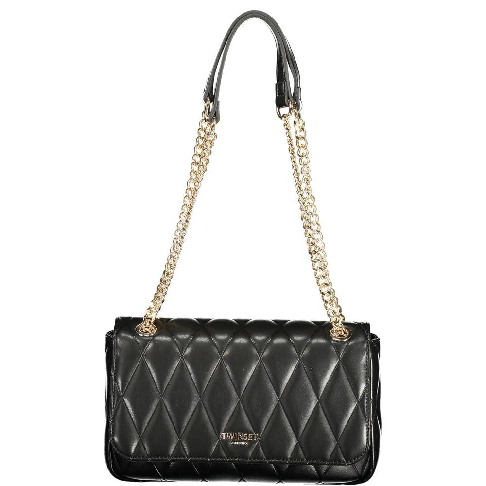 Sac à main Twinset noir en polyuréthane pour femme