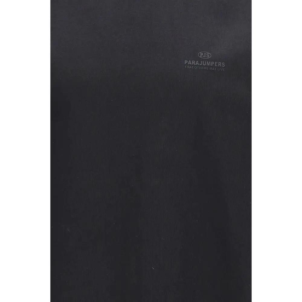 Parajumpers Black Cotton T-Shirt