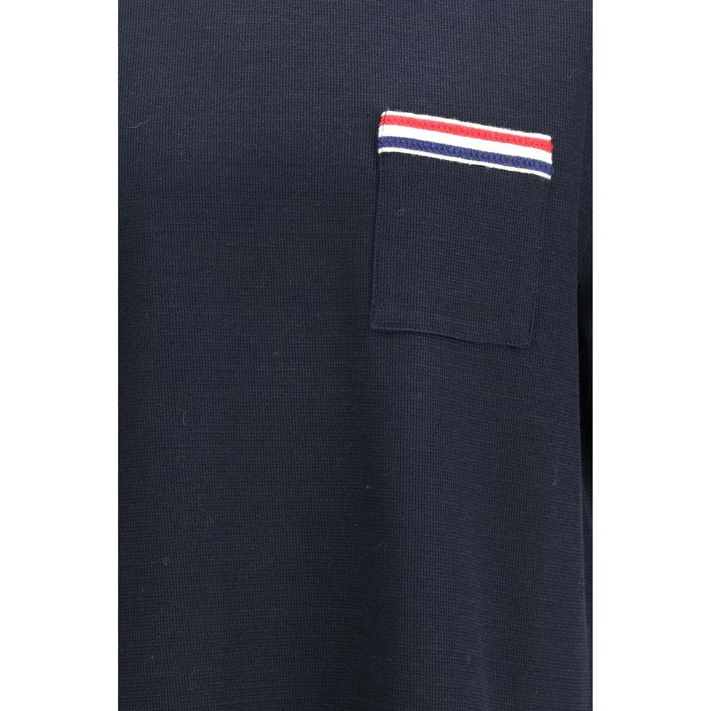 T-shirt en coton bleu Thom Browne