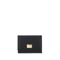 Portefeuille Dolce &amp; Gabbana Bos Taurus en cuir de veau noir
