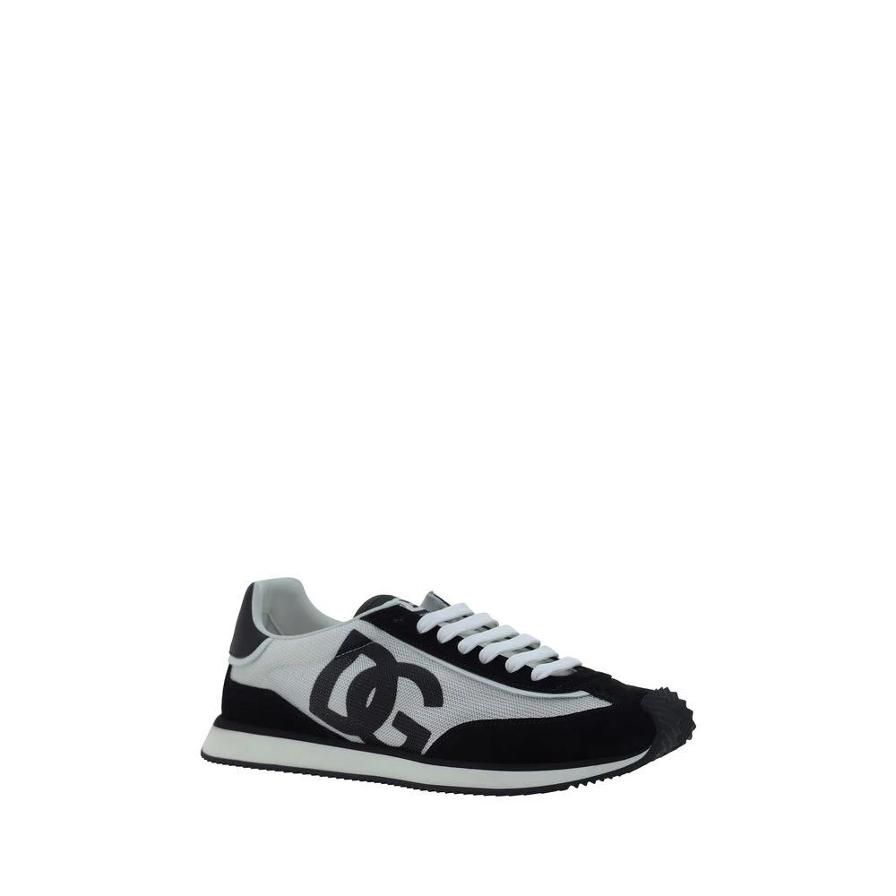 Baskets basses blanches en caoutchouc Dolce &amp; Gabbana