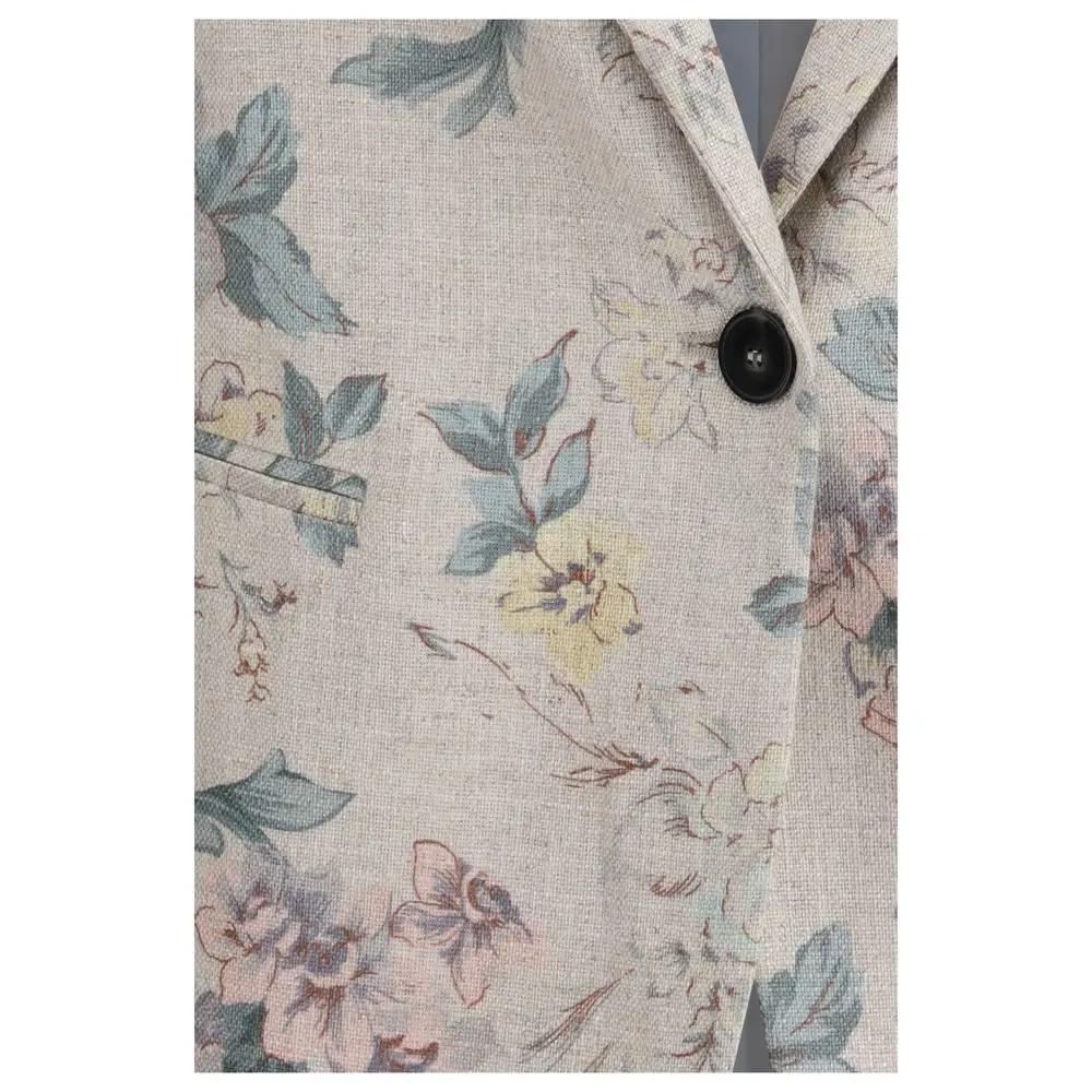 Forte_Forte Multicolor Viscose Jackets And Coat