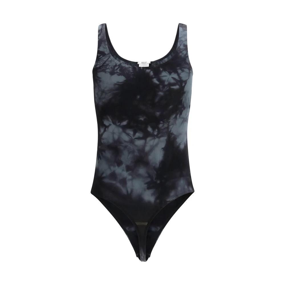 Body en coton noir Wolford
