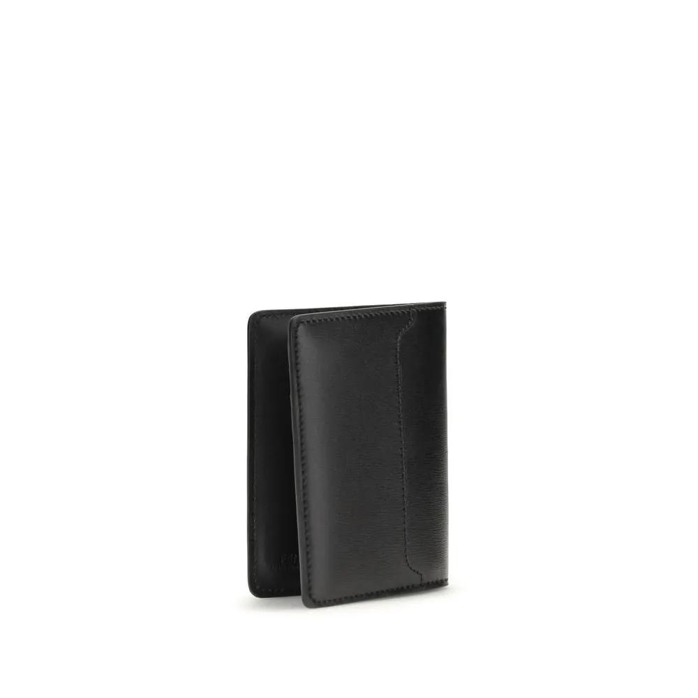 Portefeuille Fendi Bos Taurus en cuir de veau noir