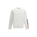 Sweat-shirt en coton blanc Diesel
