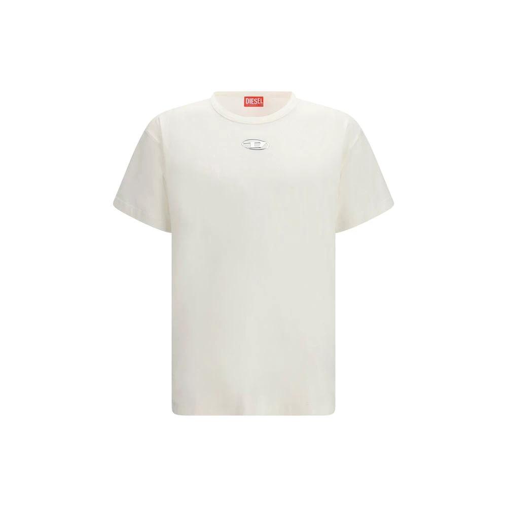 Diesel White Cotton T-Shirt
