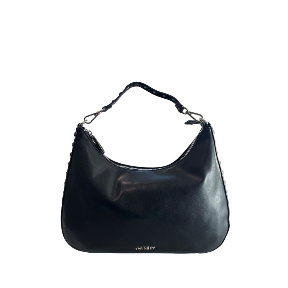 Sac bandoulière Twinset noir en PU pour femme