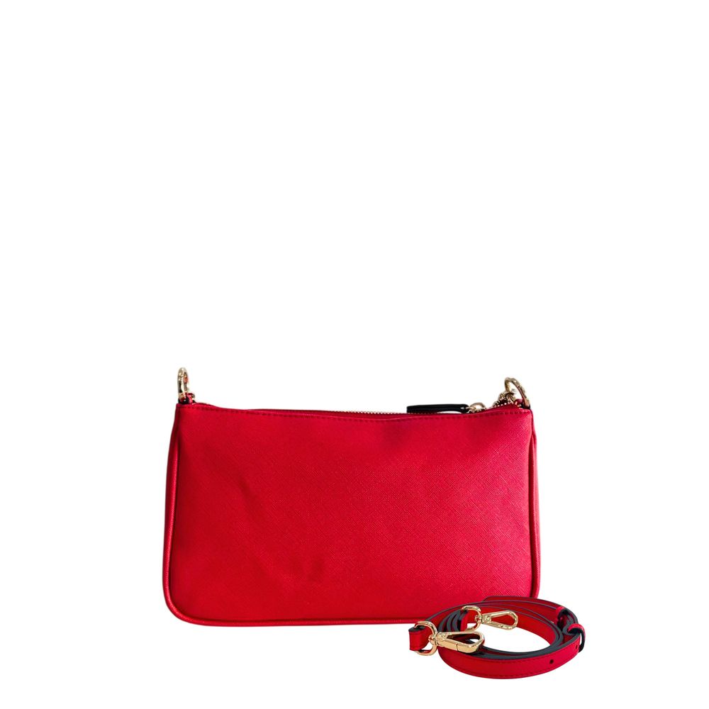 Twinset Red PU Women Crossbody Bag