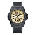 Montre de sport Luminox en caoutchouc noir