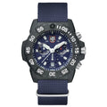 Montre de sport Luminox en caoutchouc noir