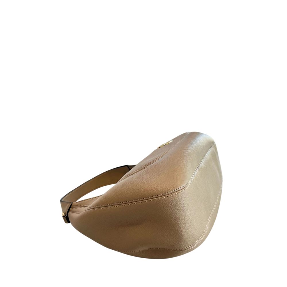 Sac bandoulière Twinset beige en PU pour femme