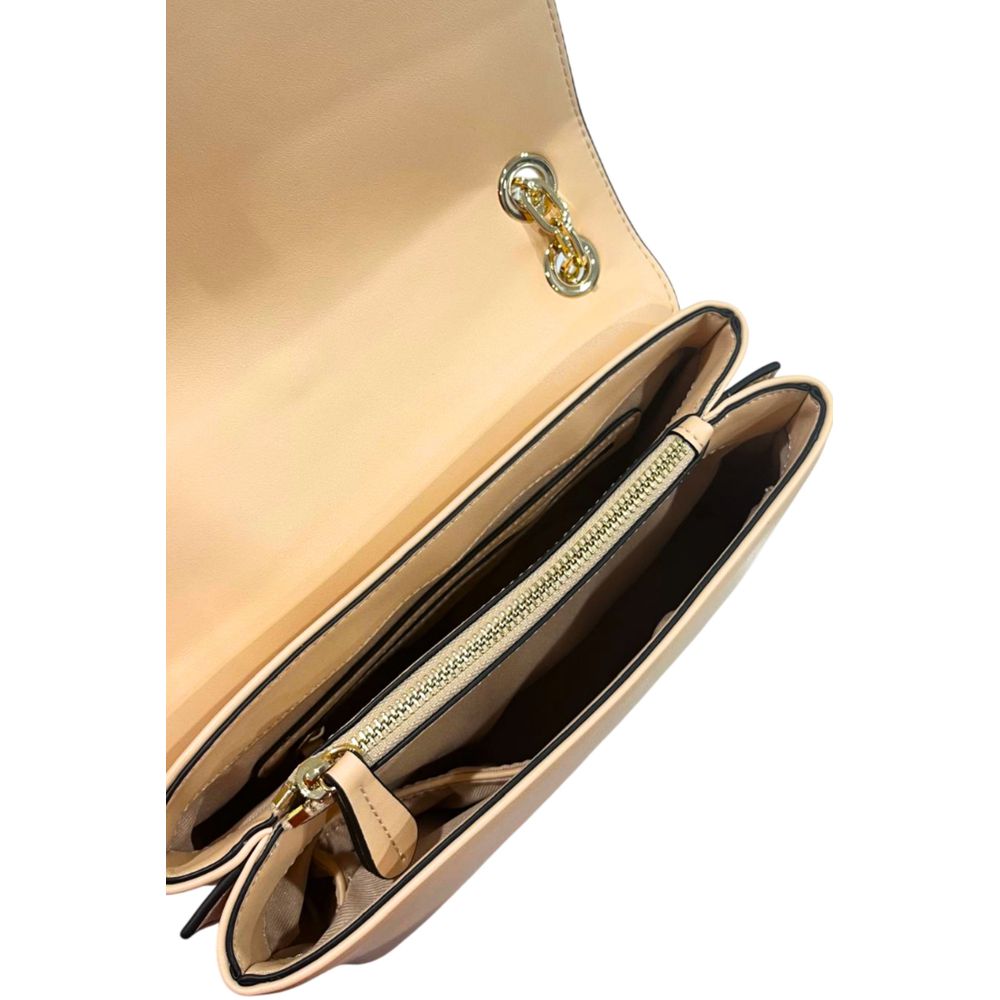 Ensemble bandoulière rose en PU pour femme