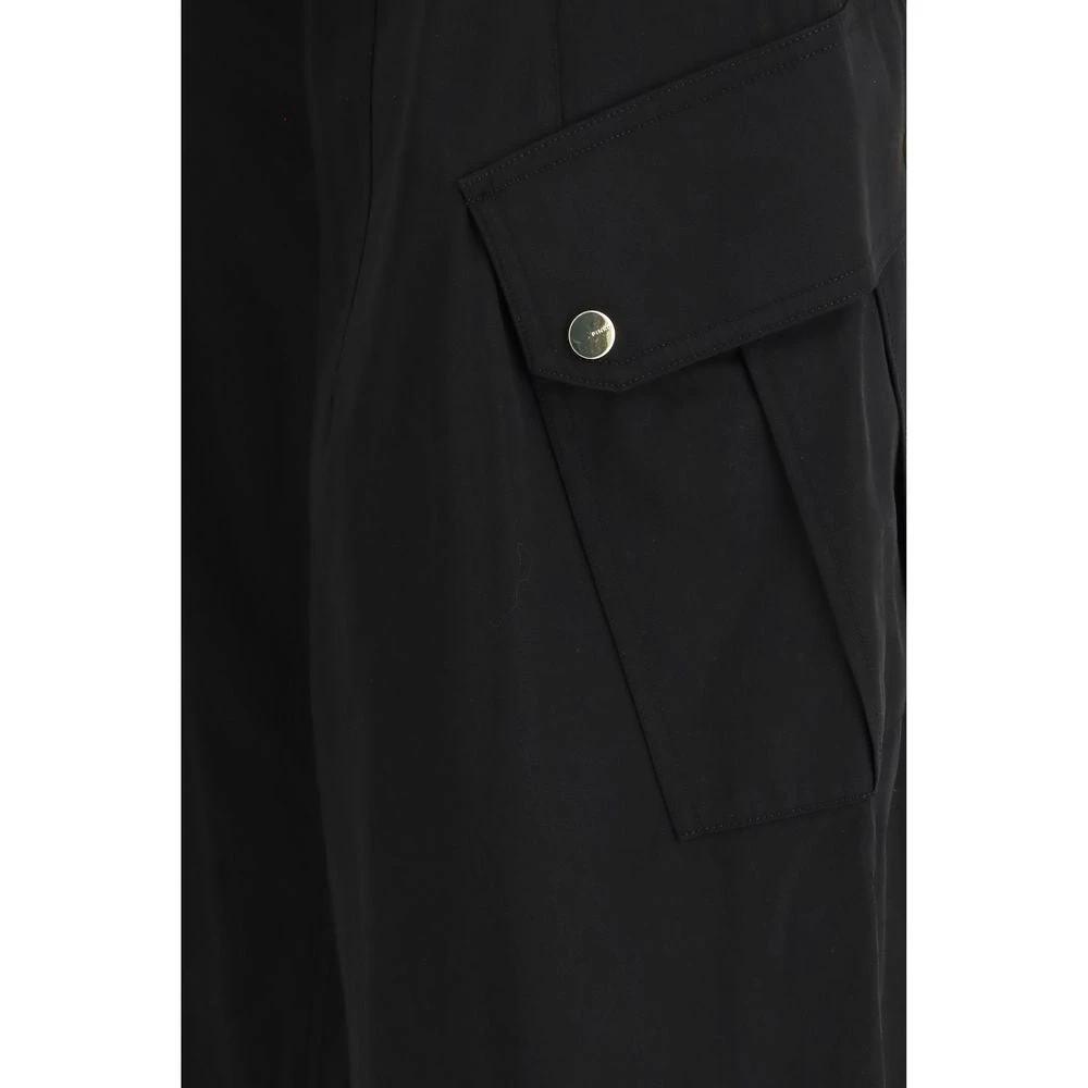 Pantalon cargo en coton noir PINKO