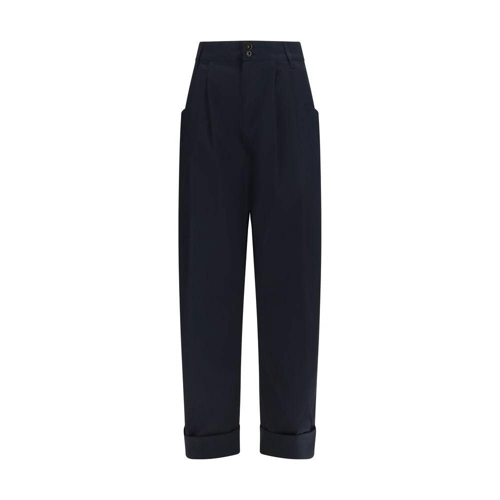 Jacob Cohen Blue Cotton Casual Pants