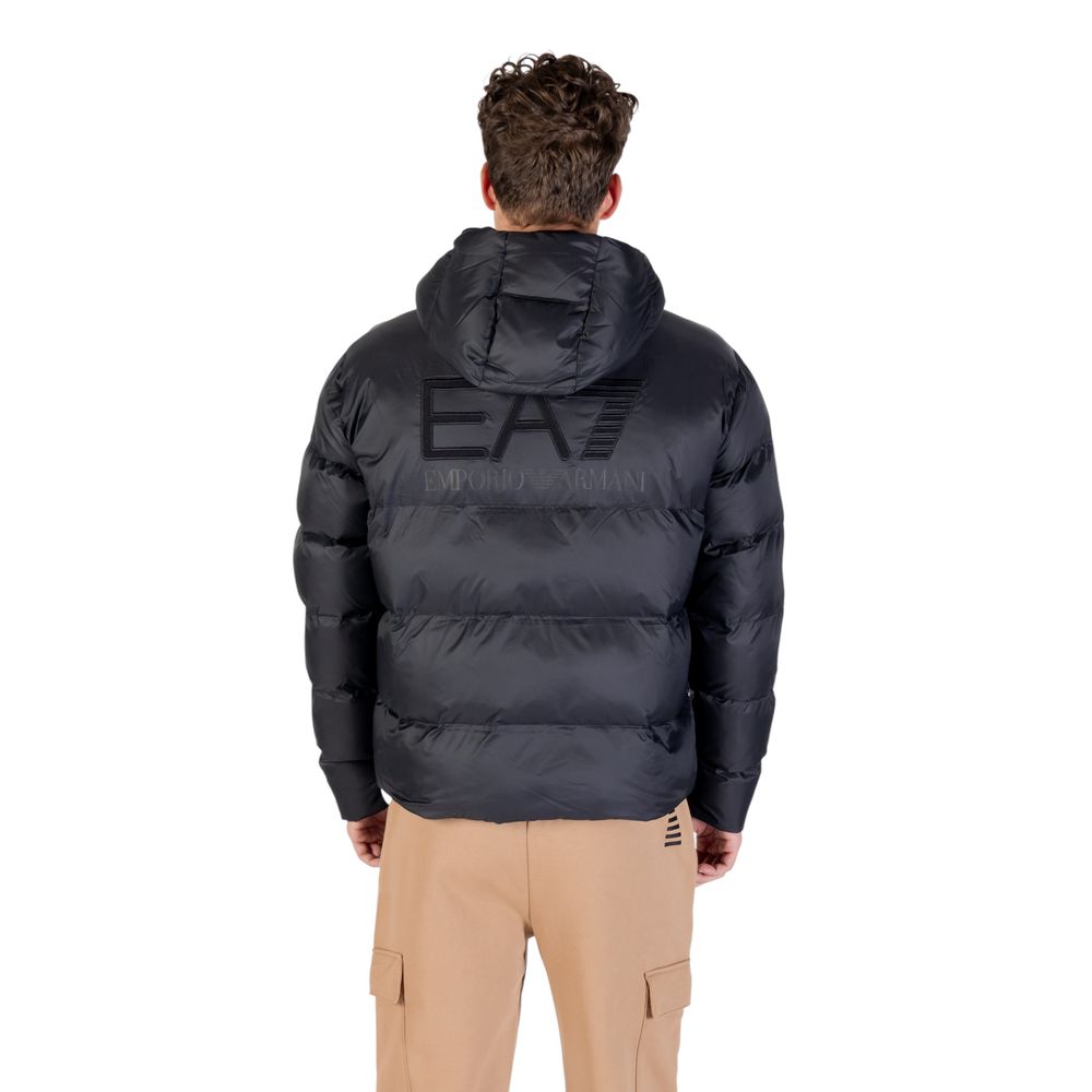 Blouson aviateur EA7 Emporio Armani en polyamide noir