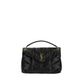 Sac bandoulière Saint Laurent en cuir d'agneau noir