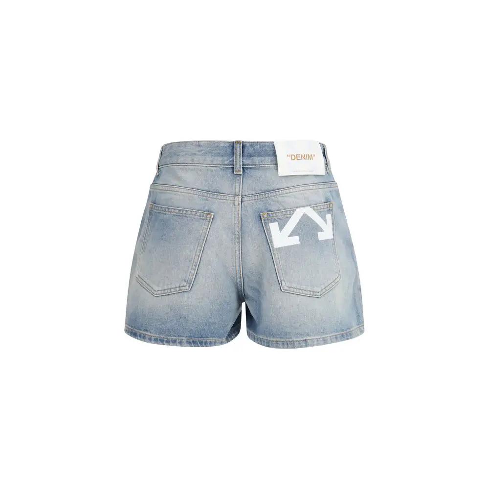 Bermuda en coton bleu Off-White