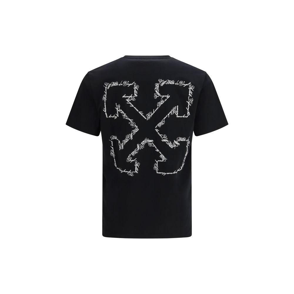 Off-White Black Cotton T-Shirt
