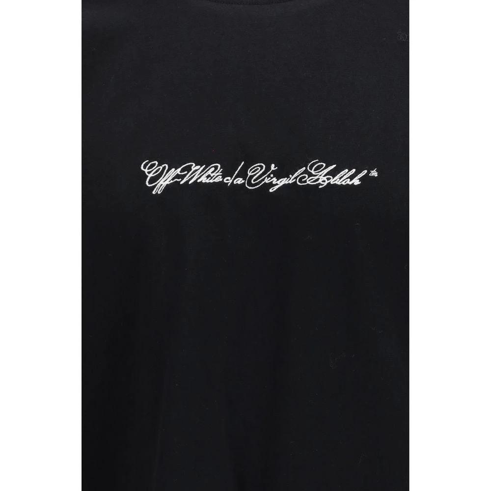 Off-White Black Cotton T-Shirt