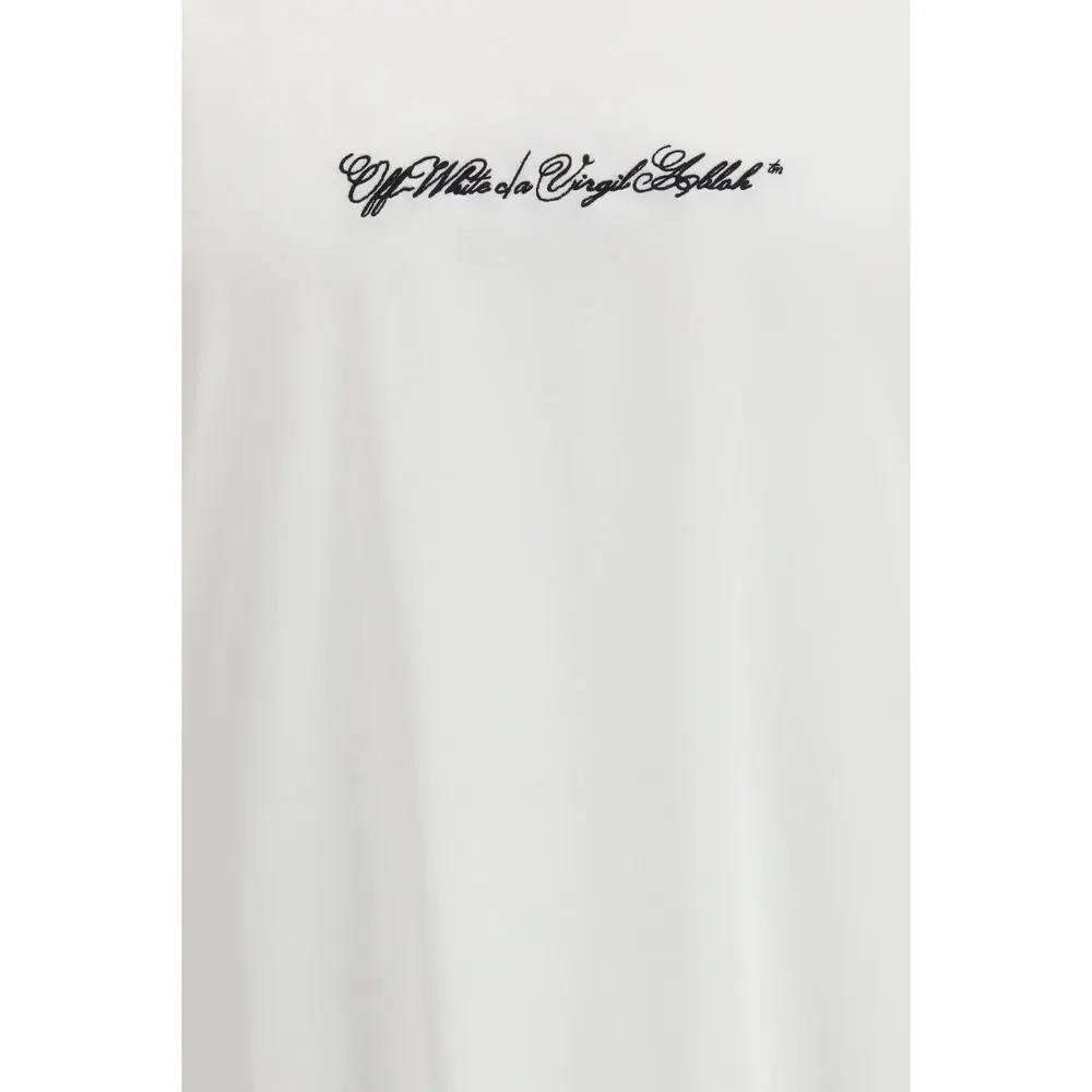 T-shirt en coton blanc cassé