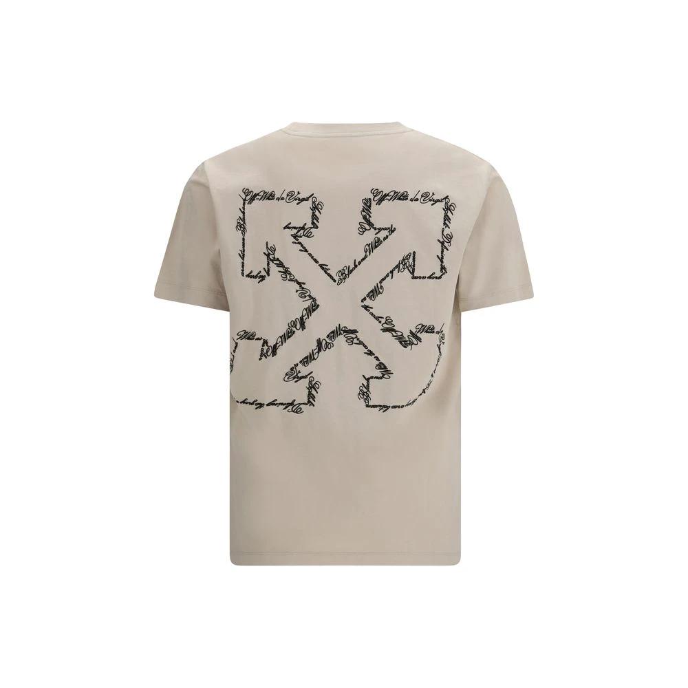 T-shirt en coton beige Off-White