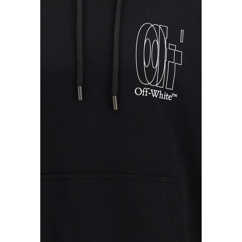 Off-White Black Cotton Sweatshirt