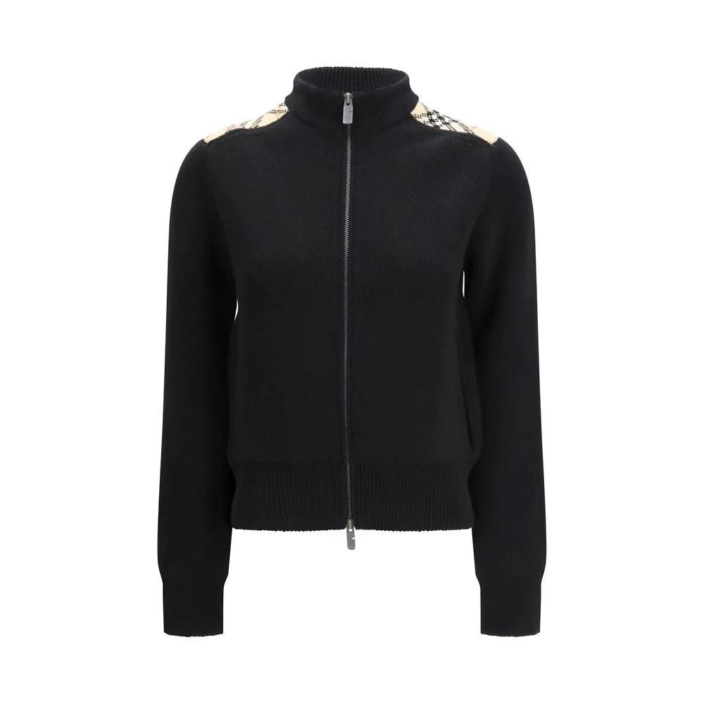 Burberry Black Wool Cardigan