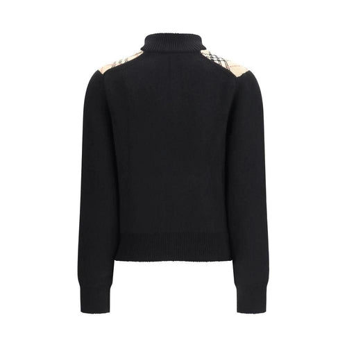 Gilet en laine noire Burberry