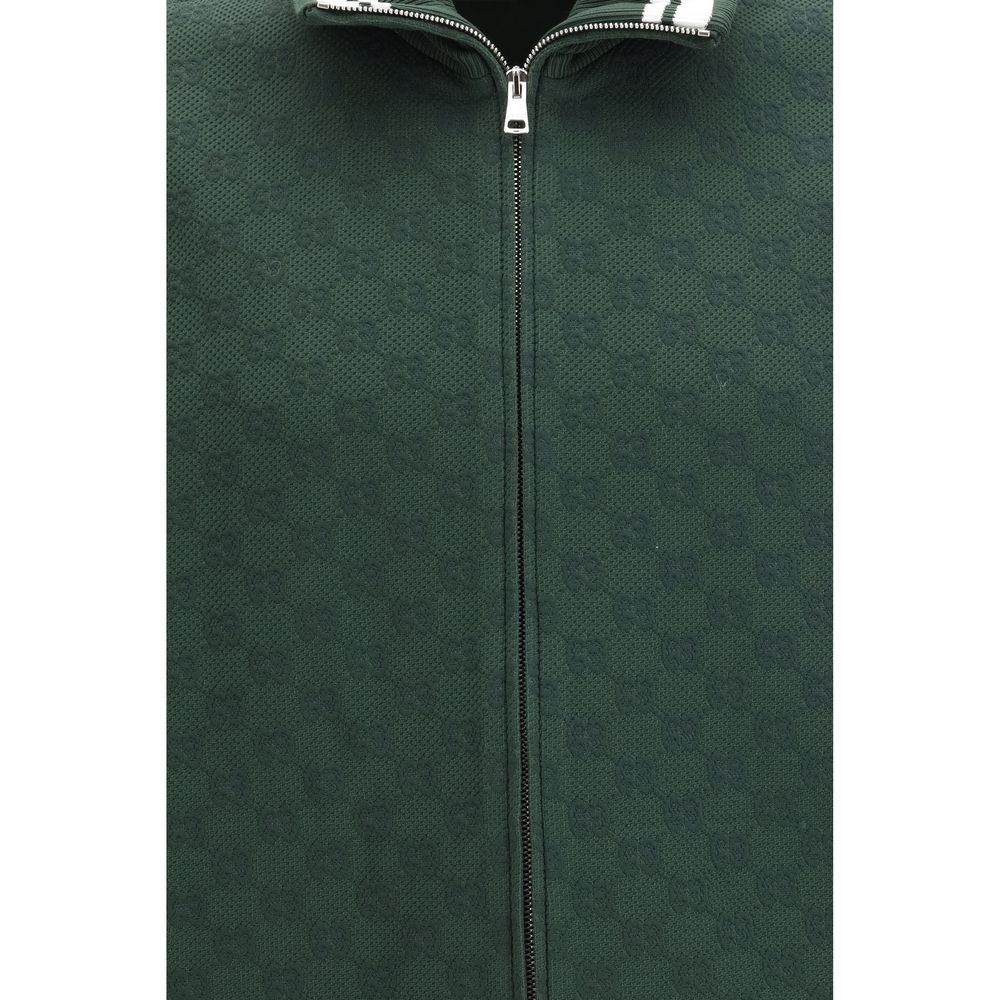 Men’s GG Technical Jacket – Gucci Bicolor Zip-Up Shell Jacket SS26