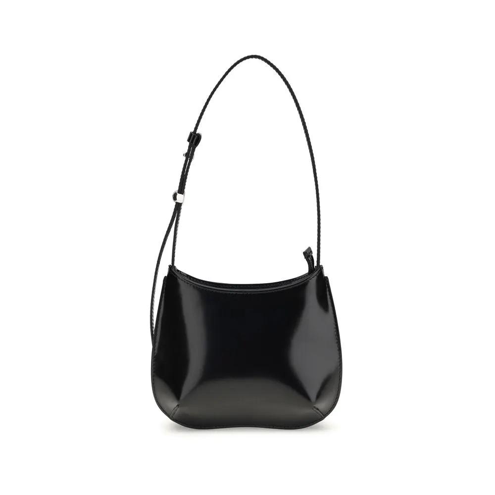 Sac bandoulière Jacquemus Bos Taurus en cuir de veau noir