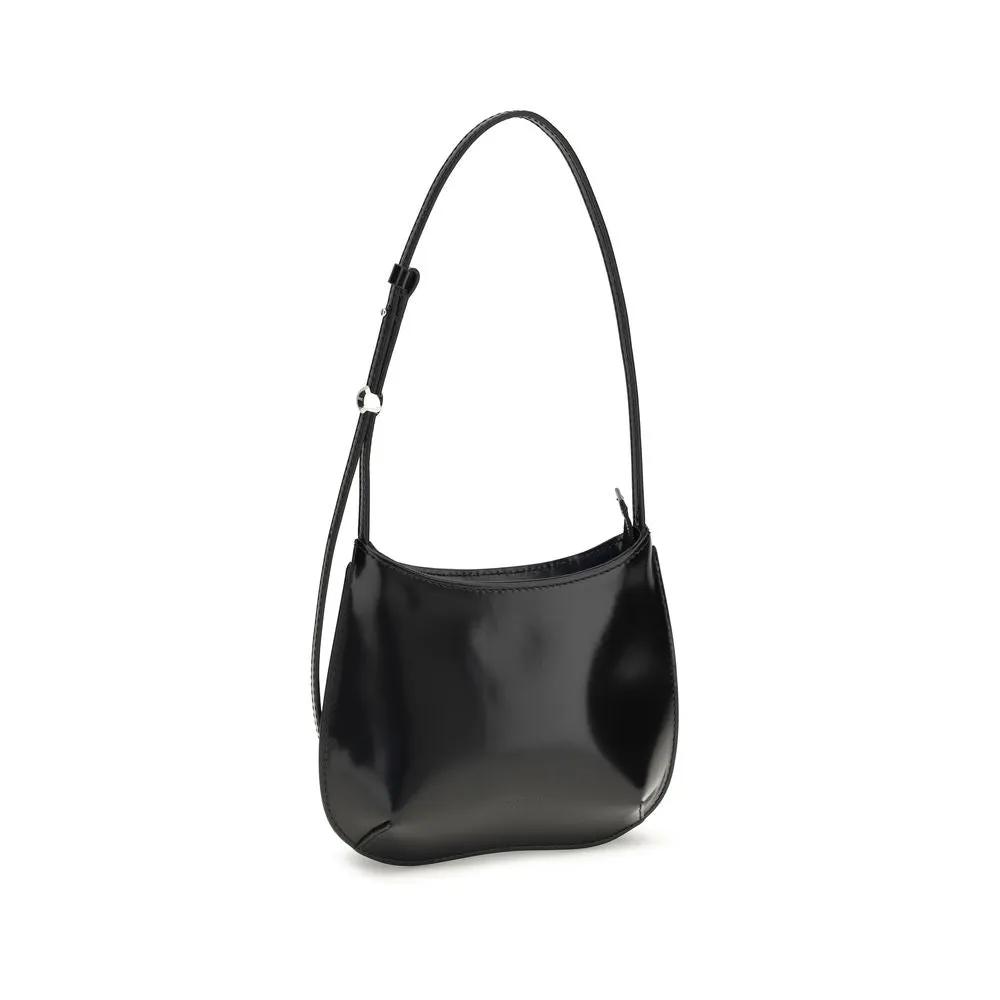 Sac bandoulière Jacquemus Bos Taurus en cuir de veau noir