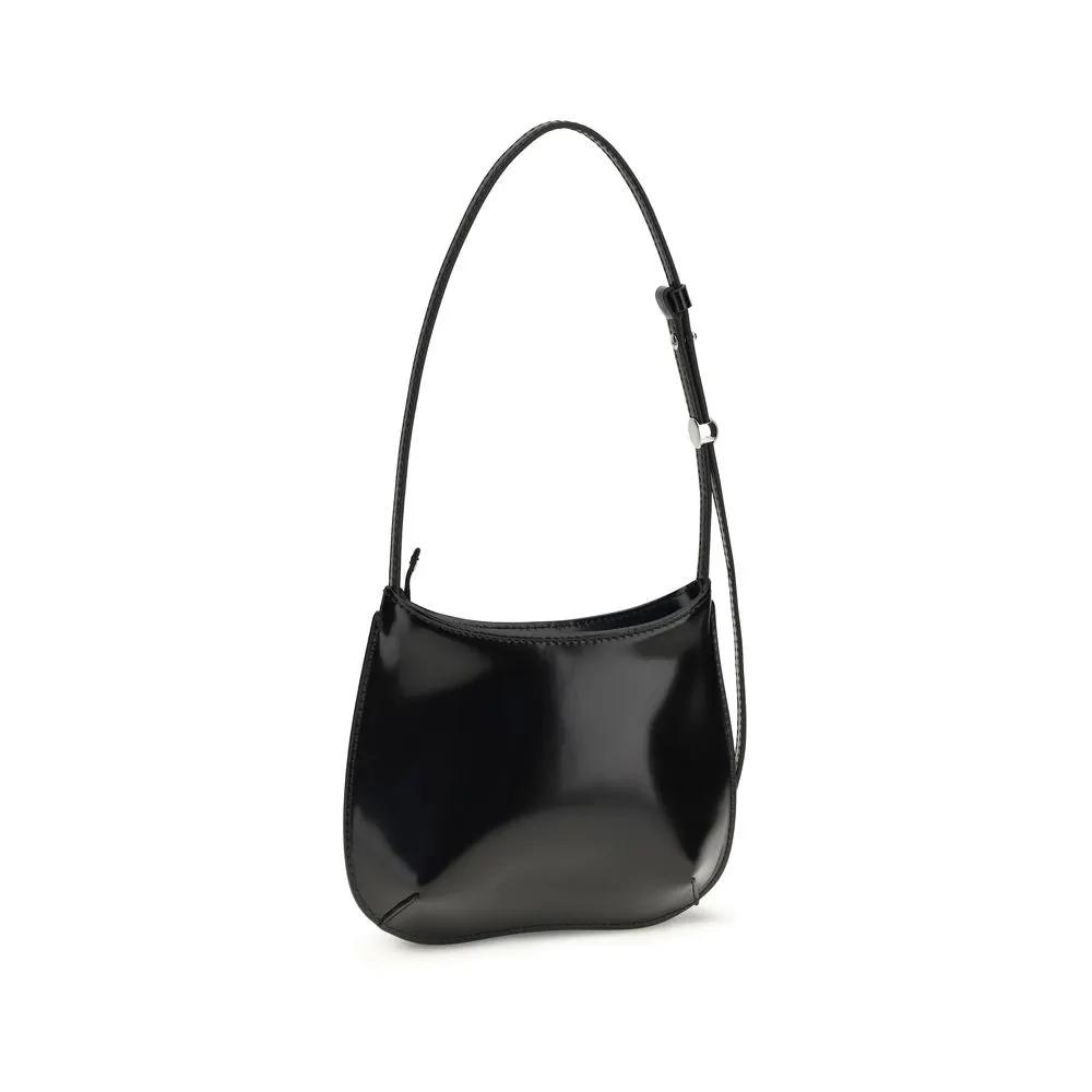 Sac bandoulière Jacquemus Bos Taurus en cuir de veau noir