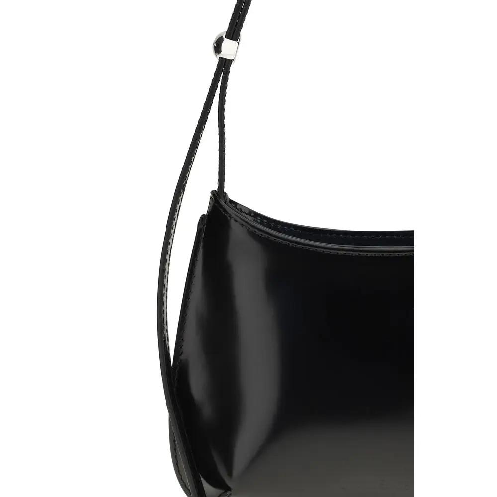 Sac bandoulière Jacquemus Bos Taurus en cuir de veau noir