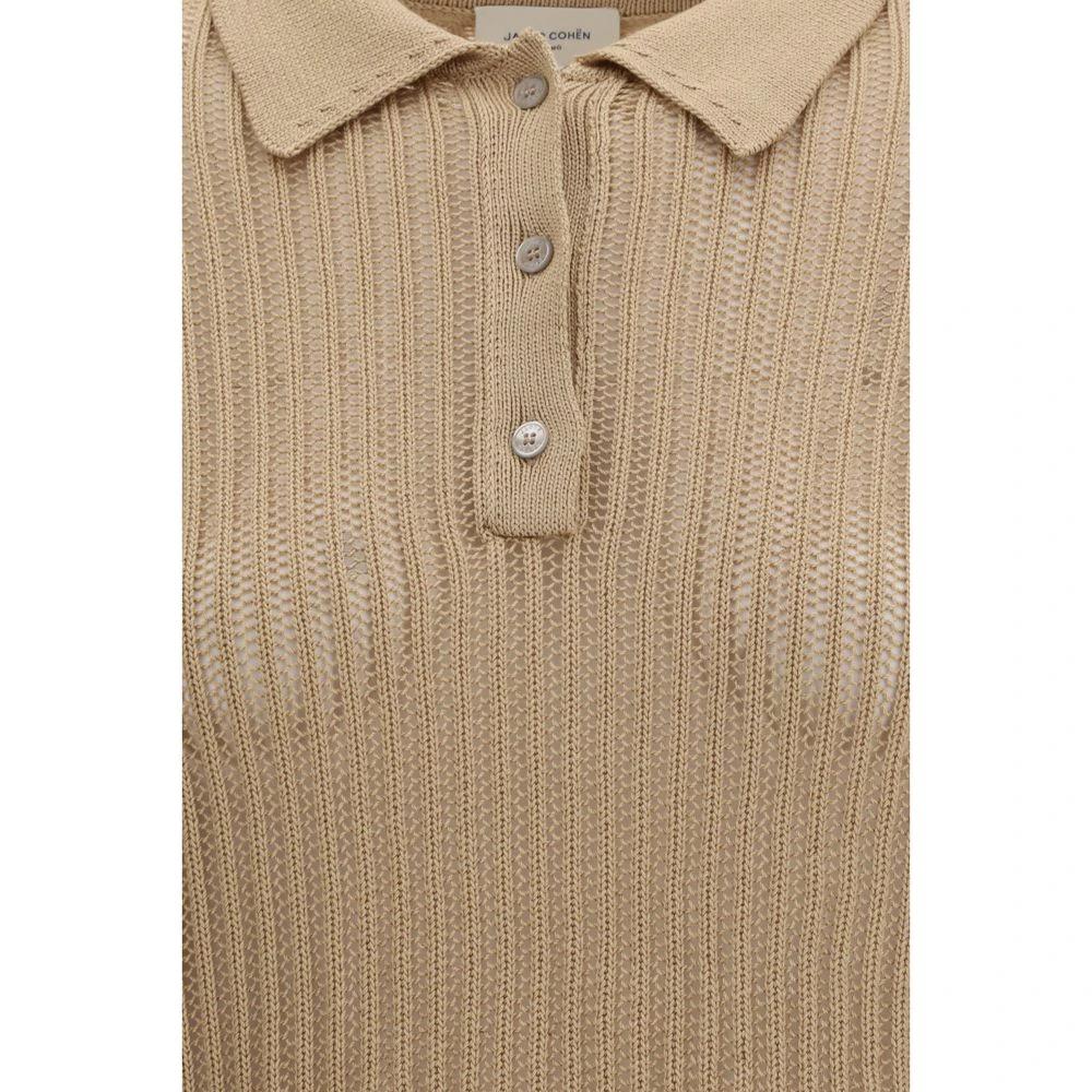 Polo en coton beige Jacob Cohen