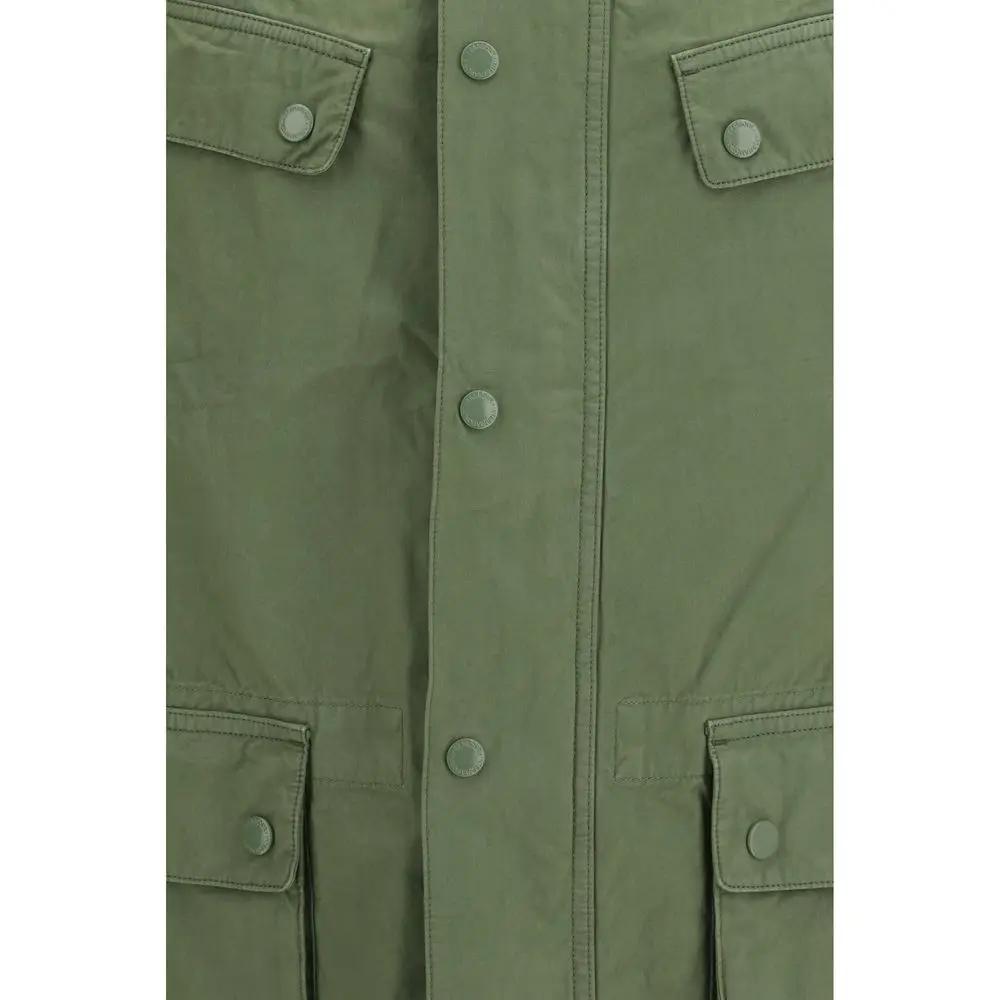 Barbour International Bicolor Cotton Coat