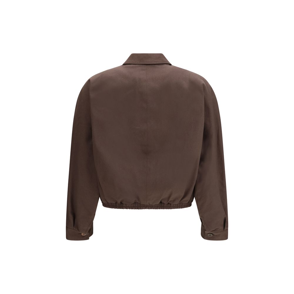 Bomber en coton marron Magliano