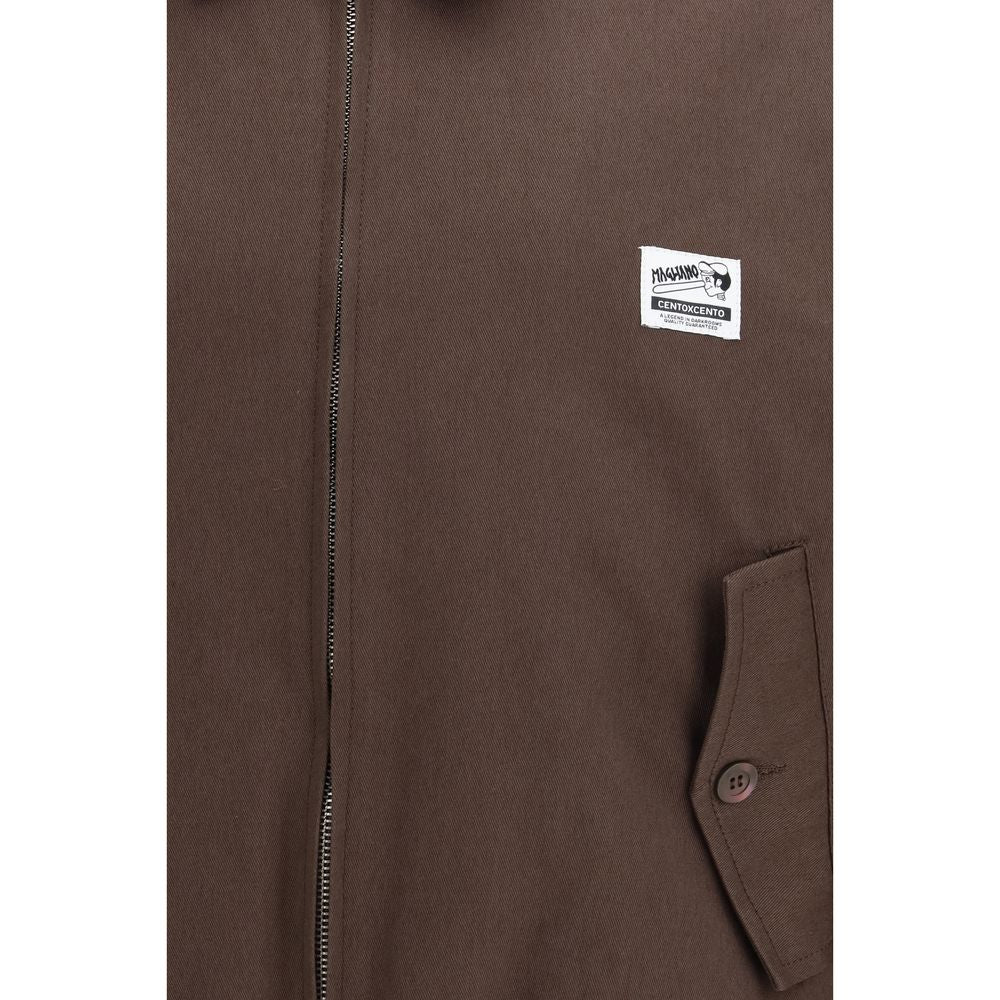 Bomber en coton marron Magliano