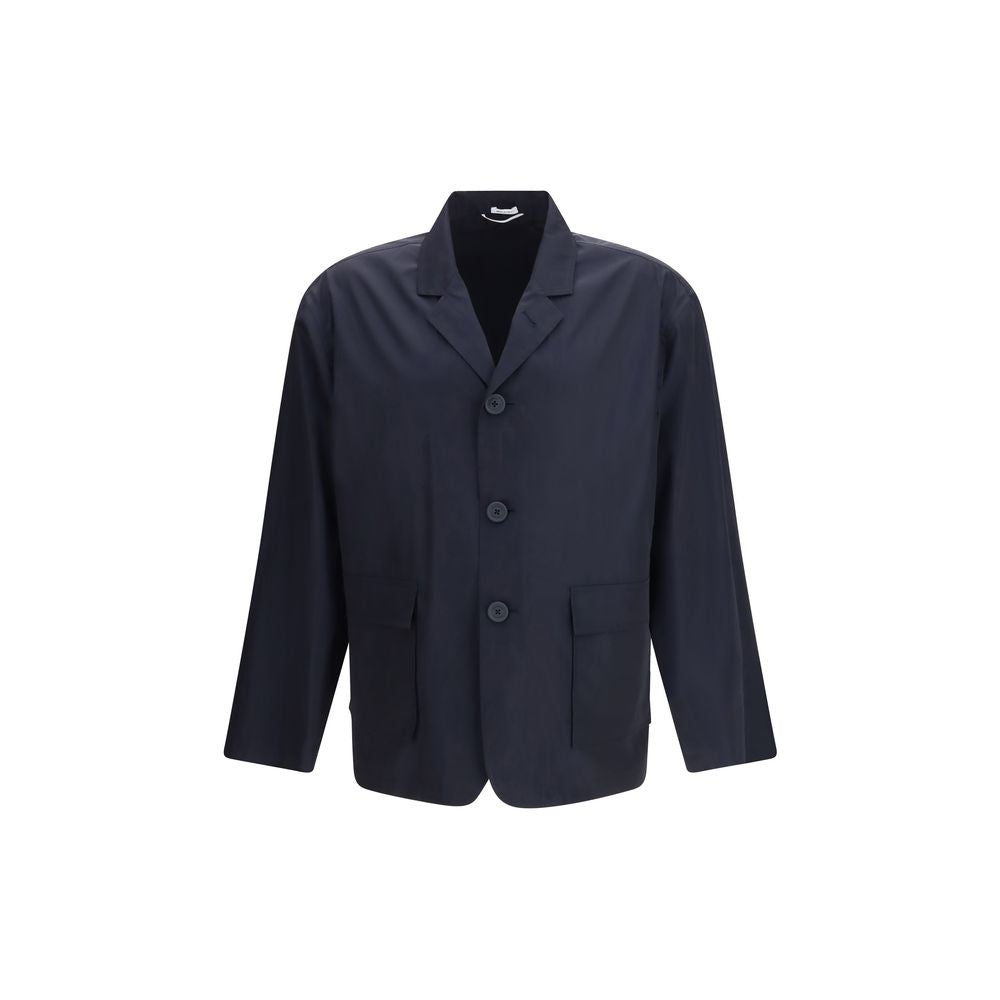 Manteau bleu en polyester Thom Browne